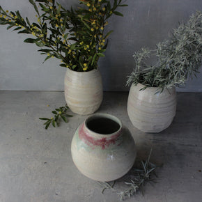 Extra Large Marbled Ceramic Vases - Tribe Castlemaine