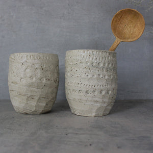 Extra Large Marbled Ceramic Vessels - Tribe Castlemaine