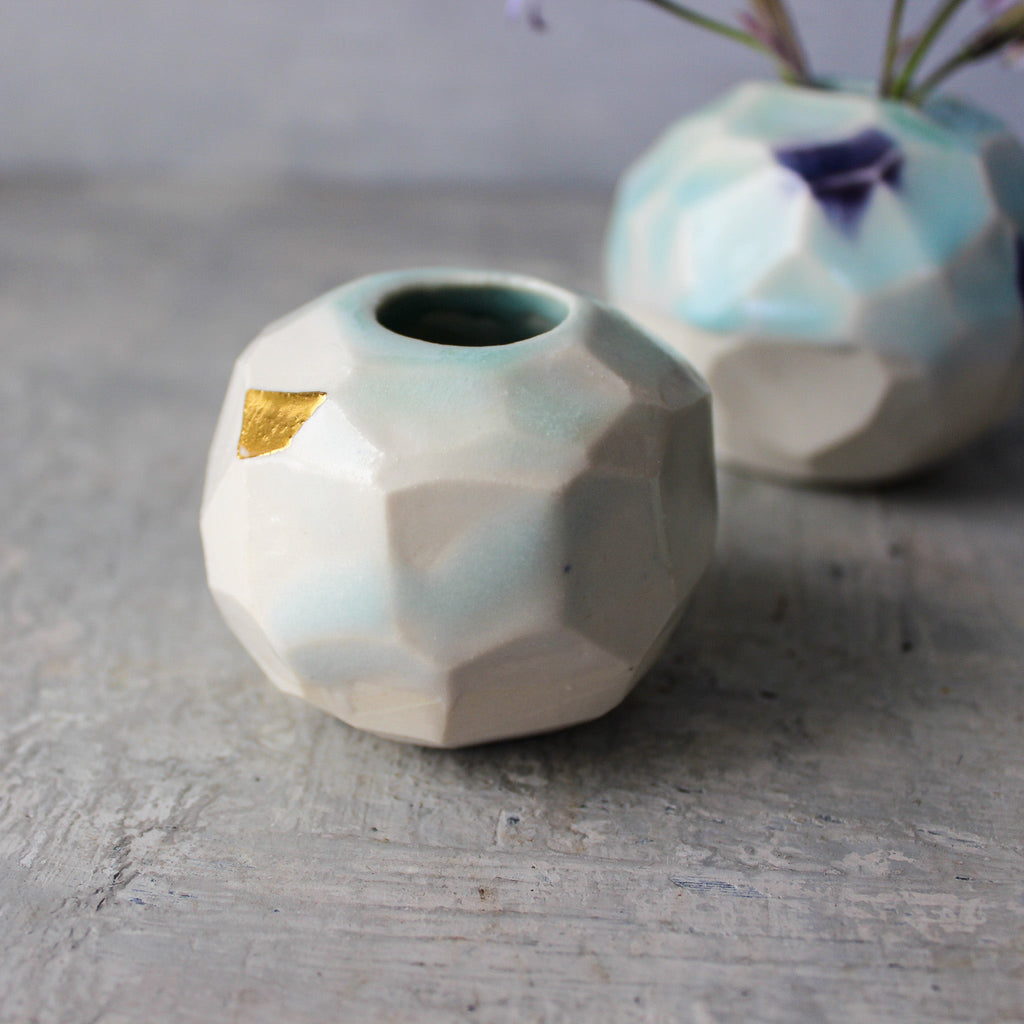 Faceted Vessels : Powder Blue - Tribe Castlemaine