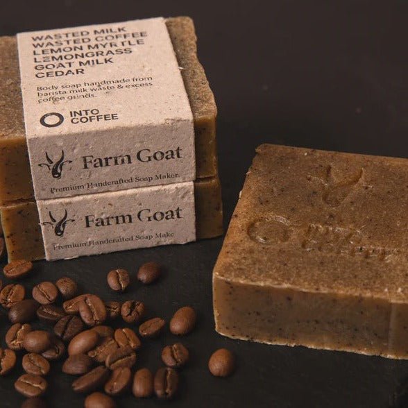 Farm Goat Exfoliating Coffee Scrub Bar - Tribe Castlemaine