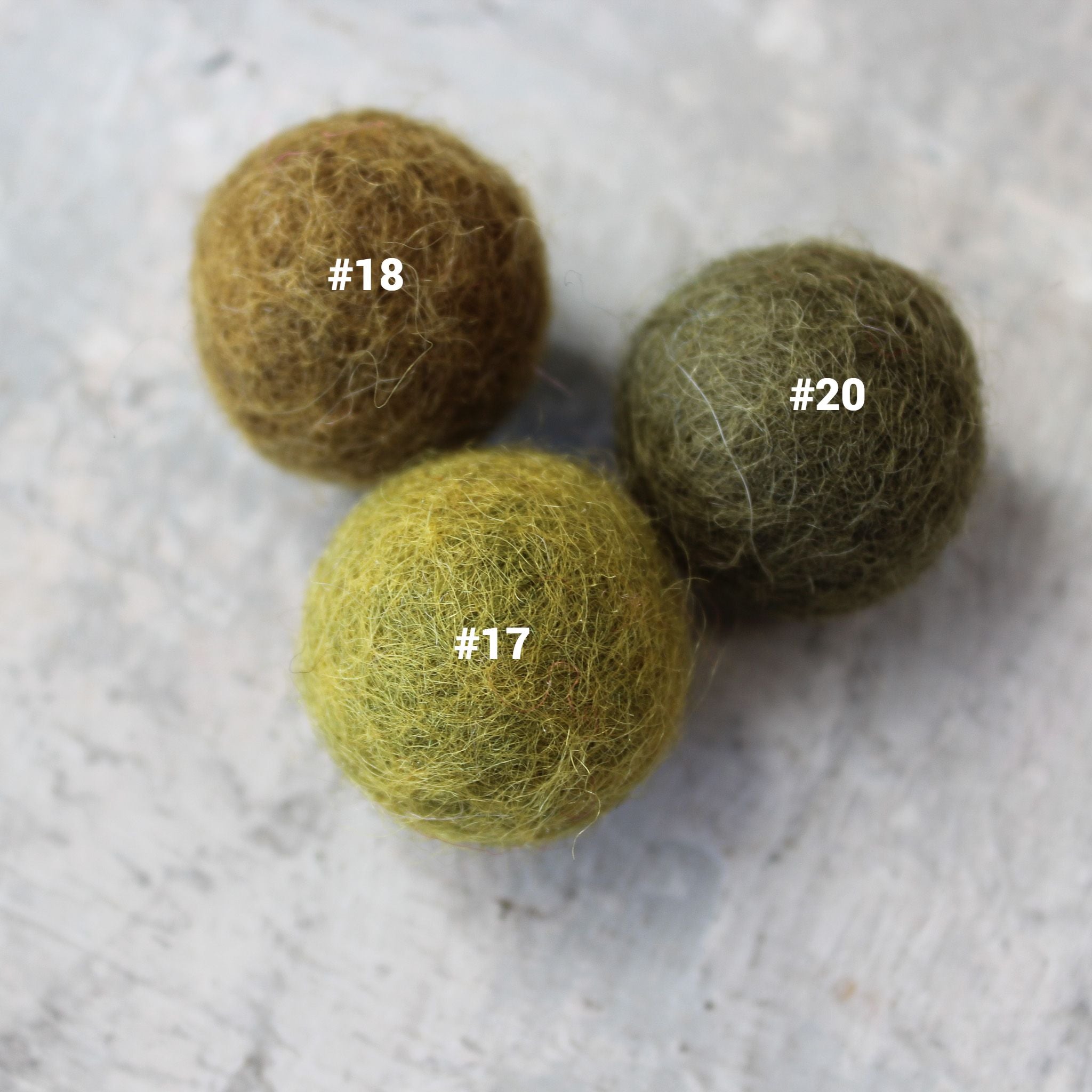 Felt Balls 2.5cm - Tribe Castlemaine