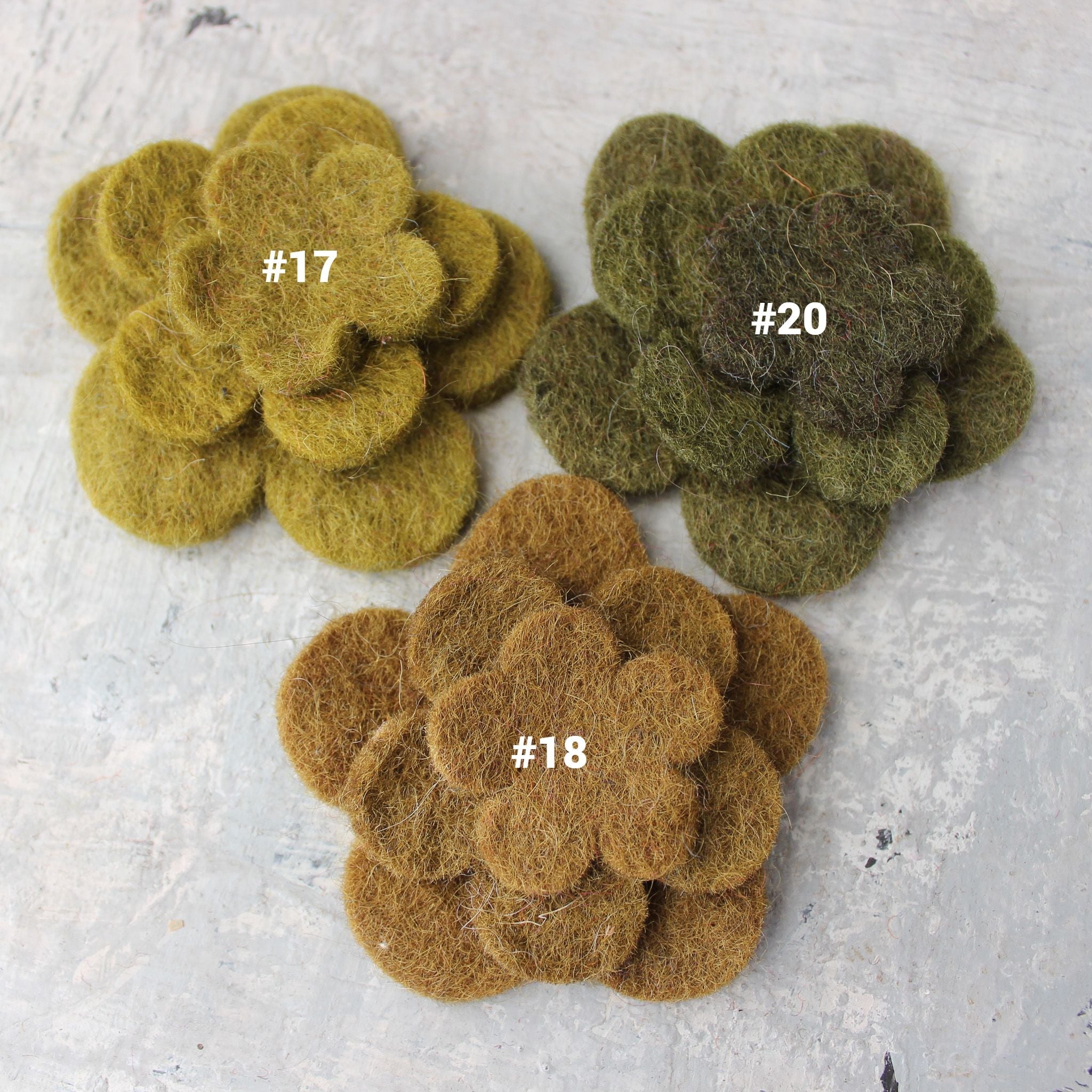 Felt Flowers - Tribe Castlemaine