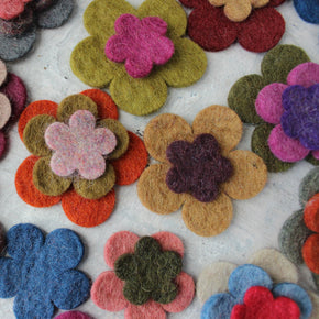Felt Flowers - Tribe Castlemaine
