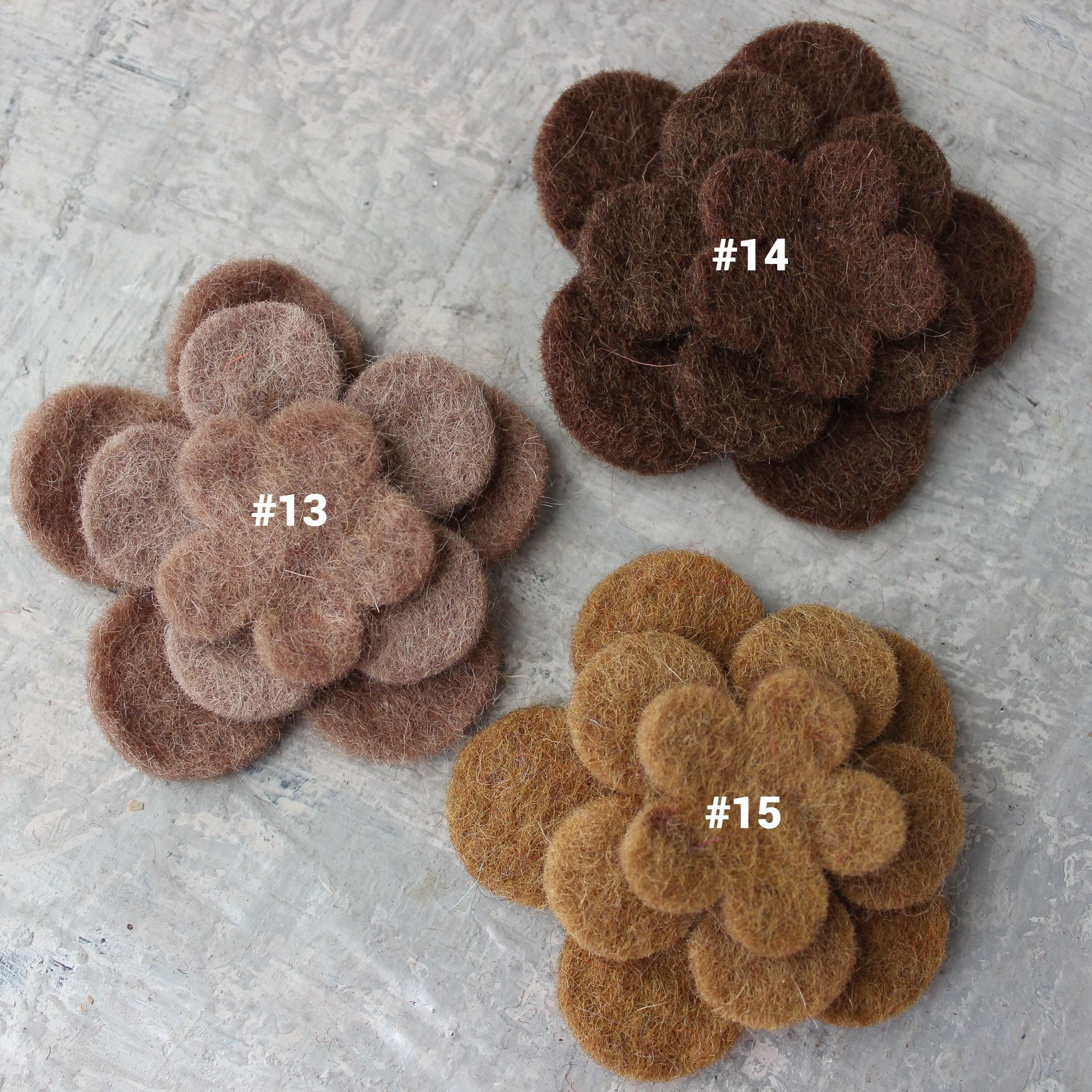 Felt Flowers - Tribe Castlemaine