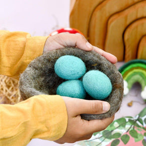 Felt Nest with Eggs - Tribe Castlemaine