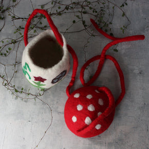 Felt Toadstool Bag - Tribe Castlemaine