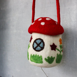 Felt Toadstool Bag - Tribe Castlemaine