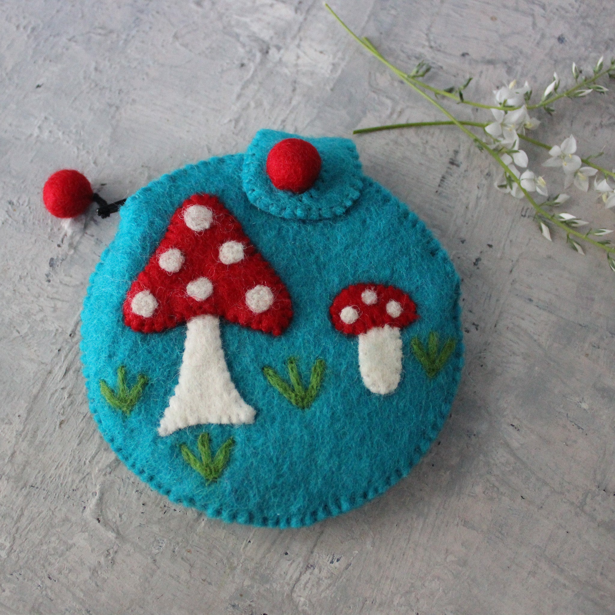 Felt Toadstool Purses - Tribe Castlemaine