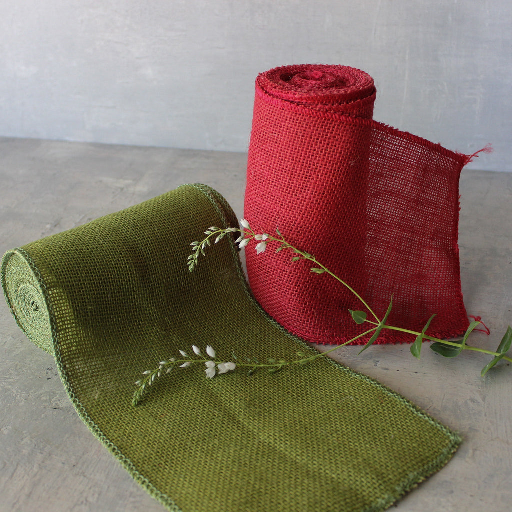 Festive Jute Runner Ribbon - Tribe Castlemaine