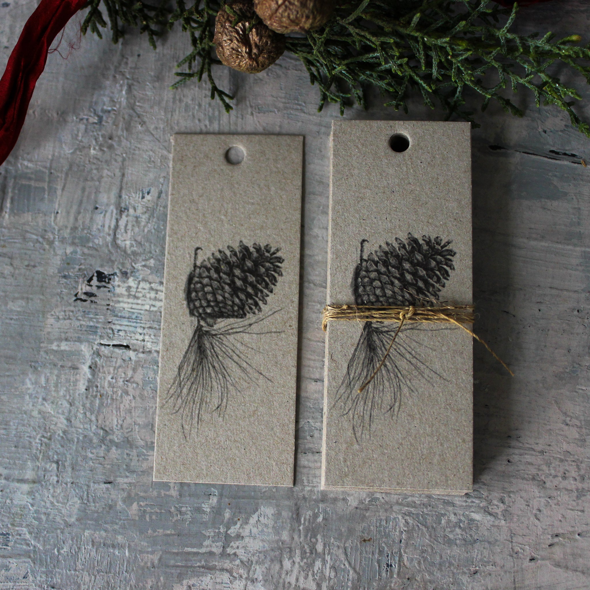 Festive Kraft Gift Tags - Tribe Castlemaine