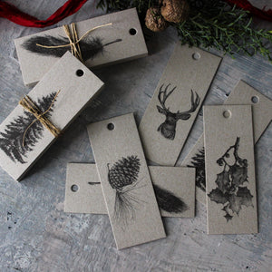 Festive Kraft Gift Tags - Tribe Castlemaine