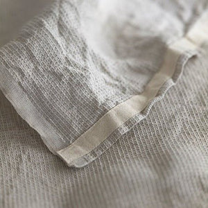 Fog Linen Washed Waffle Throw - Tribe Castlemaine