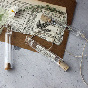 French Vintage Style Glass Tubes - Tribe Castlemaine