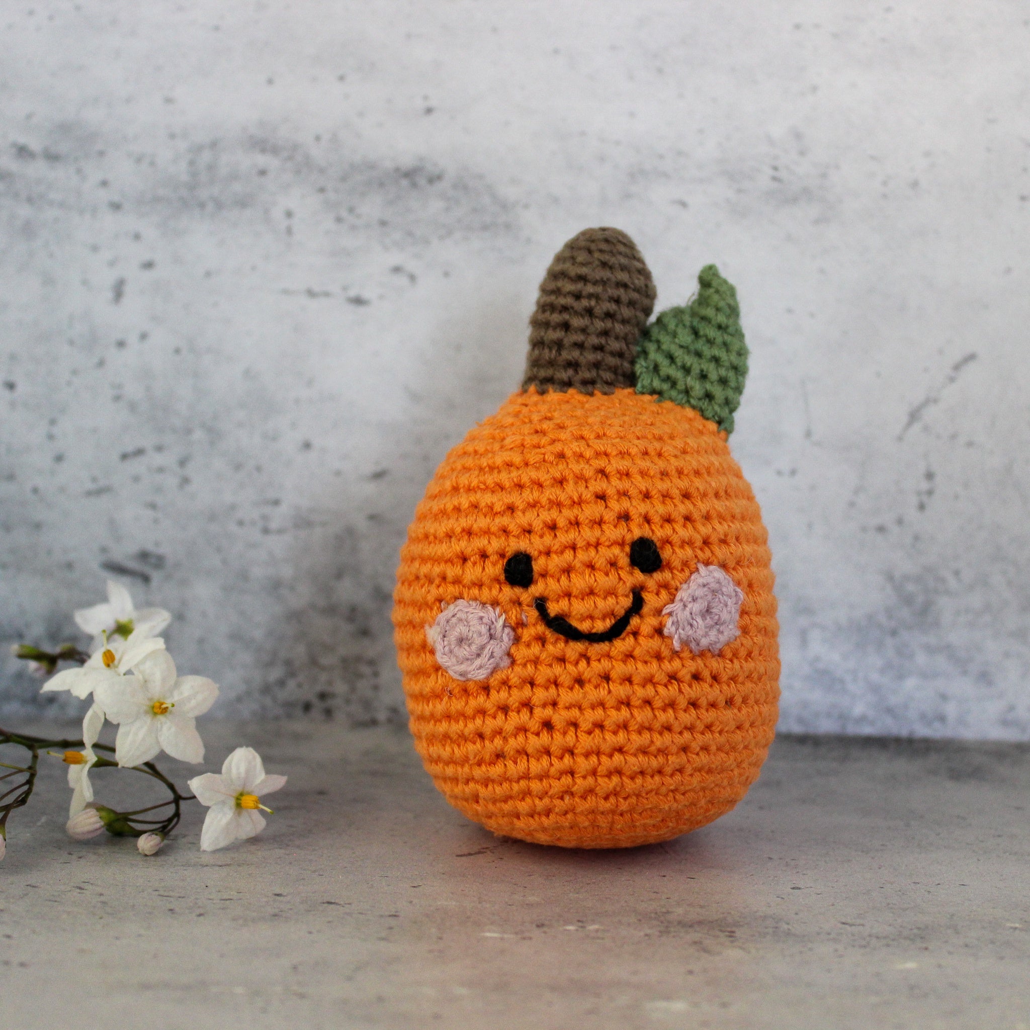 Friendly Peach Rattle - Tribe Castlemaine