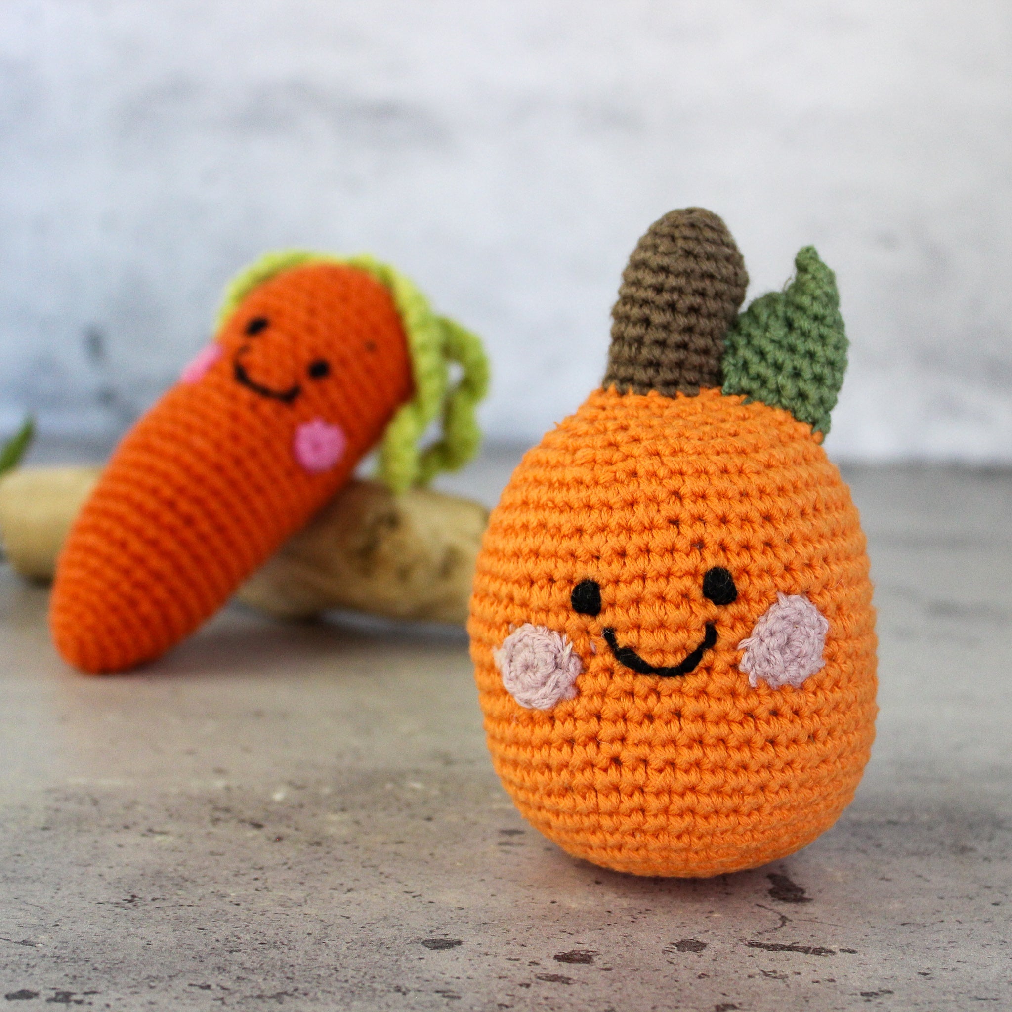 Friendly Peach Rattle - Tribe Castlemaine