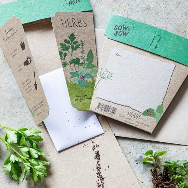 Gift of Seeds : Garden Herbs - Tribe Castlemaine