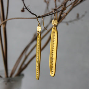 Gold Pod Earrings - Tribe Castlemaine