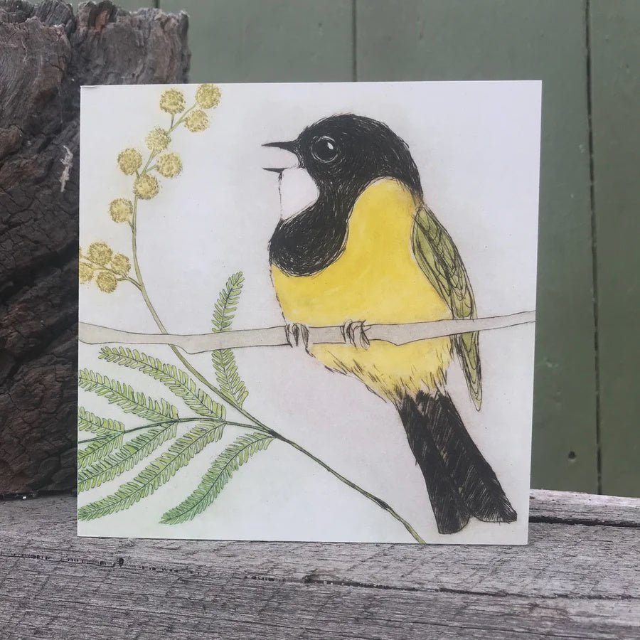 Golden Whistler Card - Tribe Castlemaine