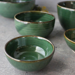 Green Ceramic Bowls - Tribe Castlemaine