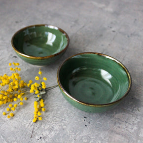 Green Ceramic Bowls - Tribe Castlemaine