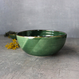 Green Ceramic Bowls - Tribe Castlemaine