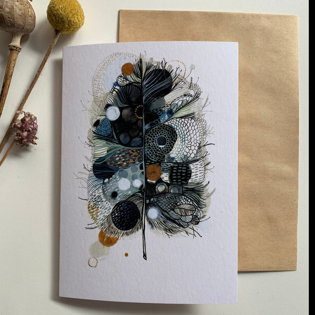 Grey Feather Card - Tribe Castlemaine