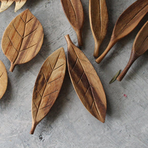 Hand Carved Forest Leaves - Tribe Castlemaine