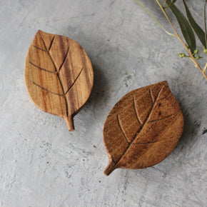 Hand Carved Forest Leaves - Tribe Castlemaine