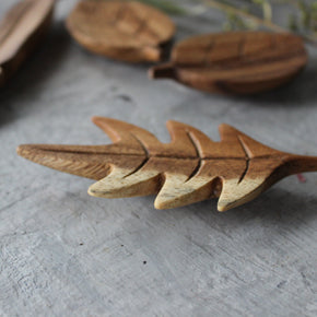 Hand Carved Forest Leaves - Tribe Castlemaine