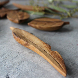 Hand Carved Forest Leaves - Tribe Castlemaine