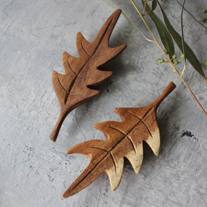 Hand Carved Forest Leaves - Tribe Castlemaine