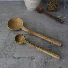 Hand Carved Mango Wood Spoons - Tribe Castlemaine
