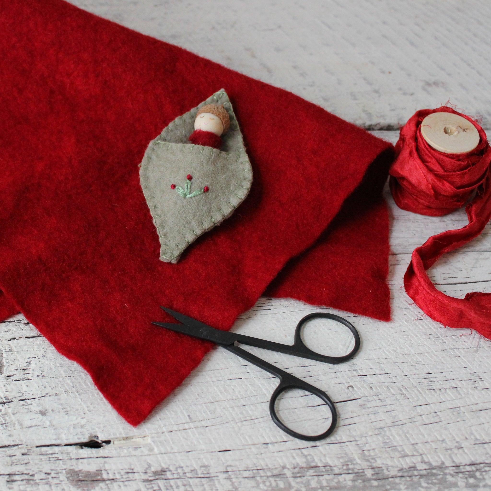 Hand Dyed Wool Felt Sheets - Tribe Castlemaine