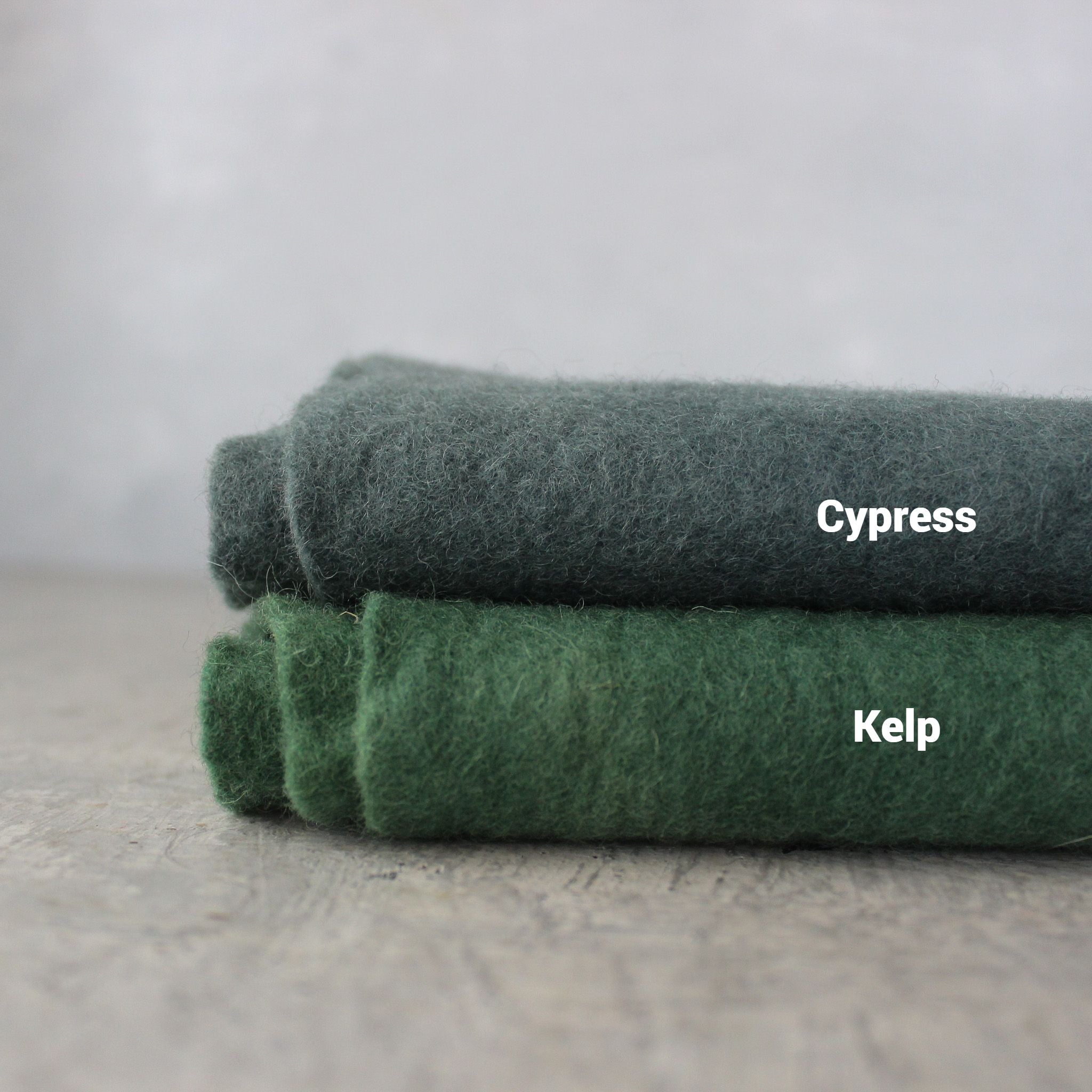 100% Wool Felt - Pure Wool Felt - Hunter Green