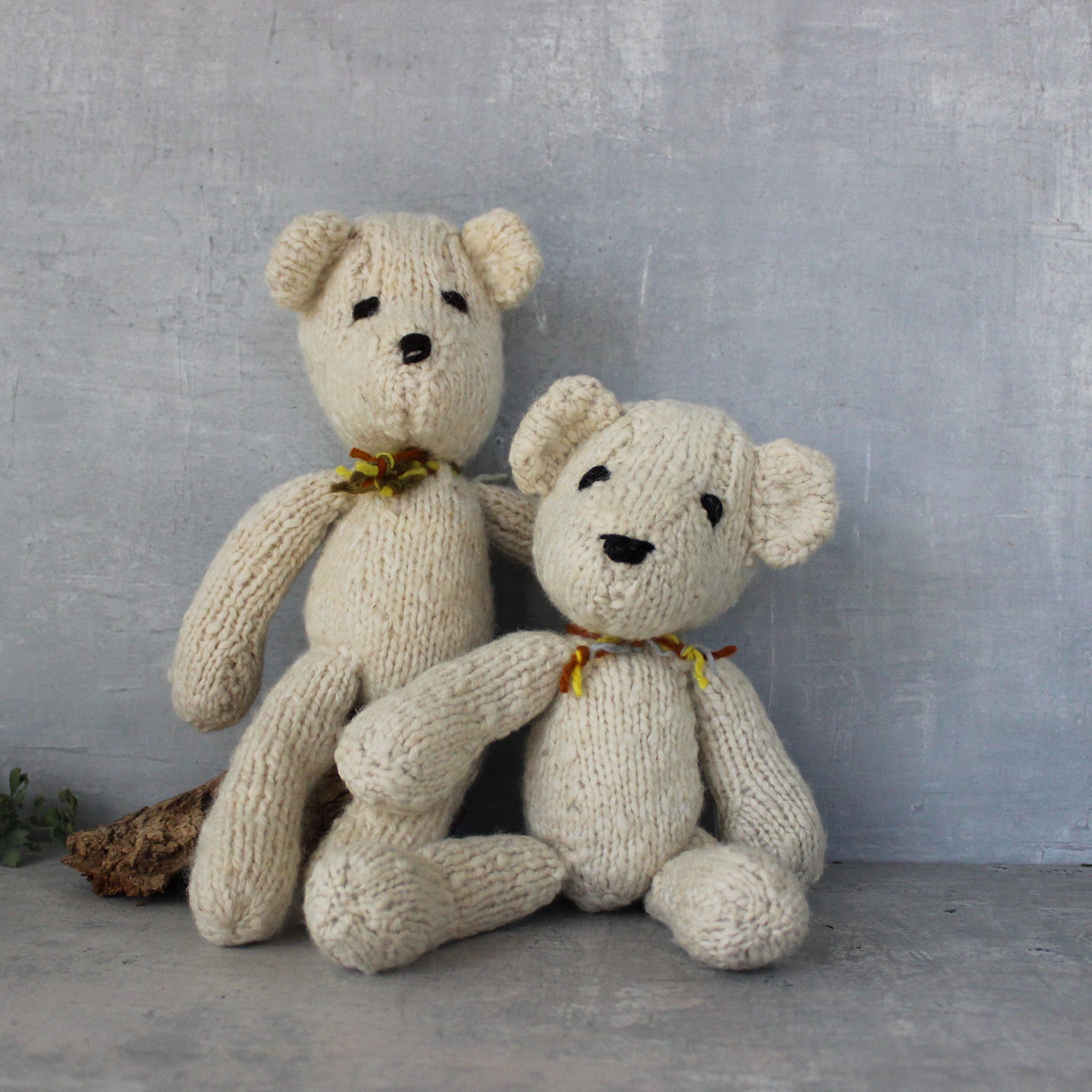 Hand Knitted Teddy Bears - Tribe Castlemaine