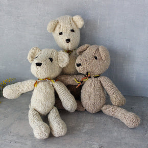 Hand Knitted Teddy Bears - Tribe Castlemaine