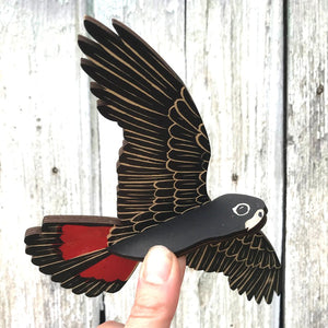 Hand Printed Wooden Bird Mobiles - Tribe Castlemaine