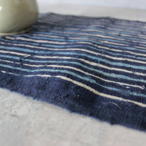 Hand Woven Hemp Fabric Indigo Batik - Tribe Castlemaine