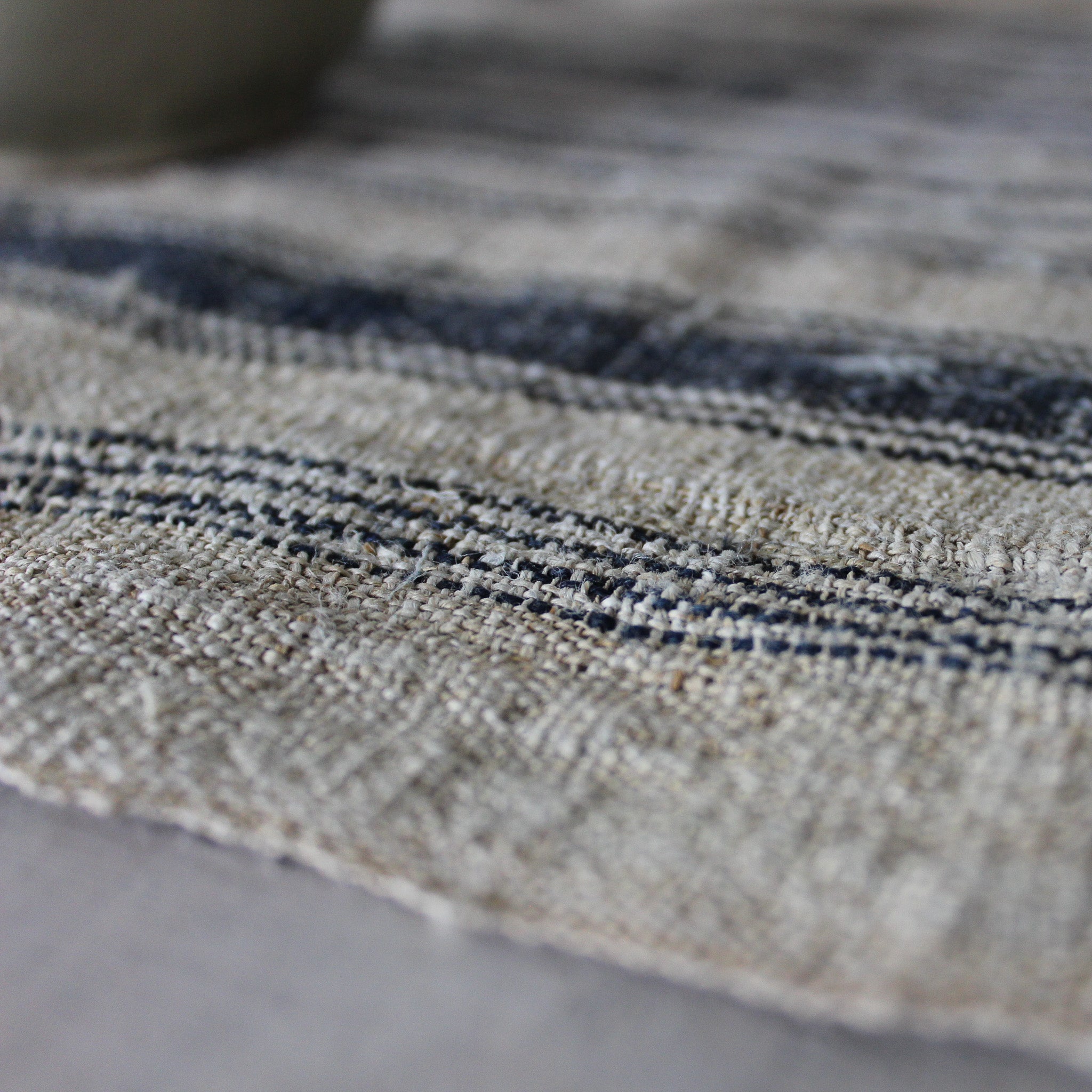 Handwoven Hemp Fabric Vintage Stripe – Tribe Castlemaine