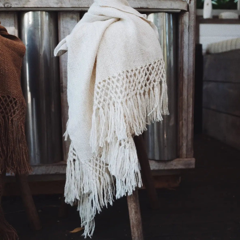 Hand Woven Llama Wool Throw Rugs - Tribe Castlemaine