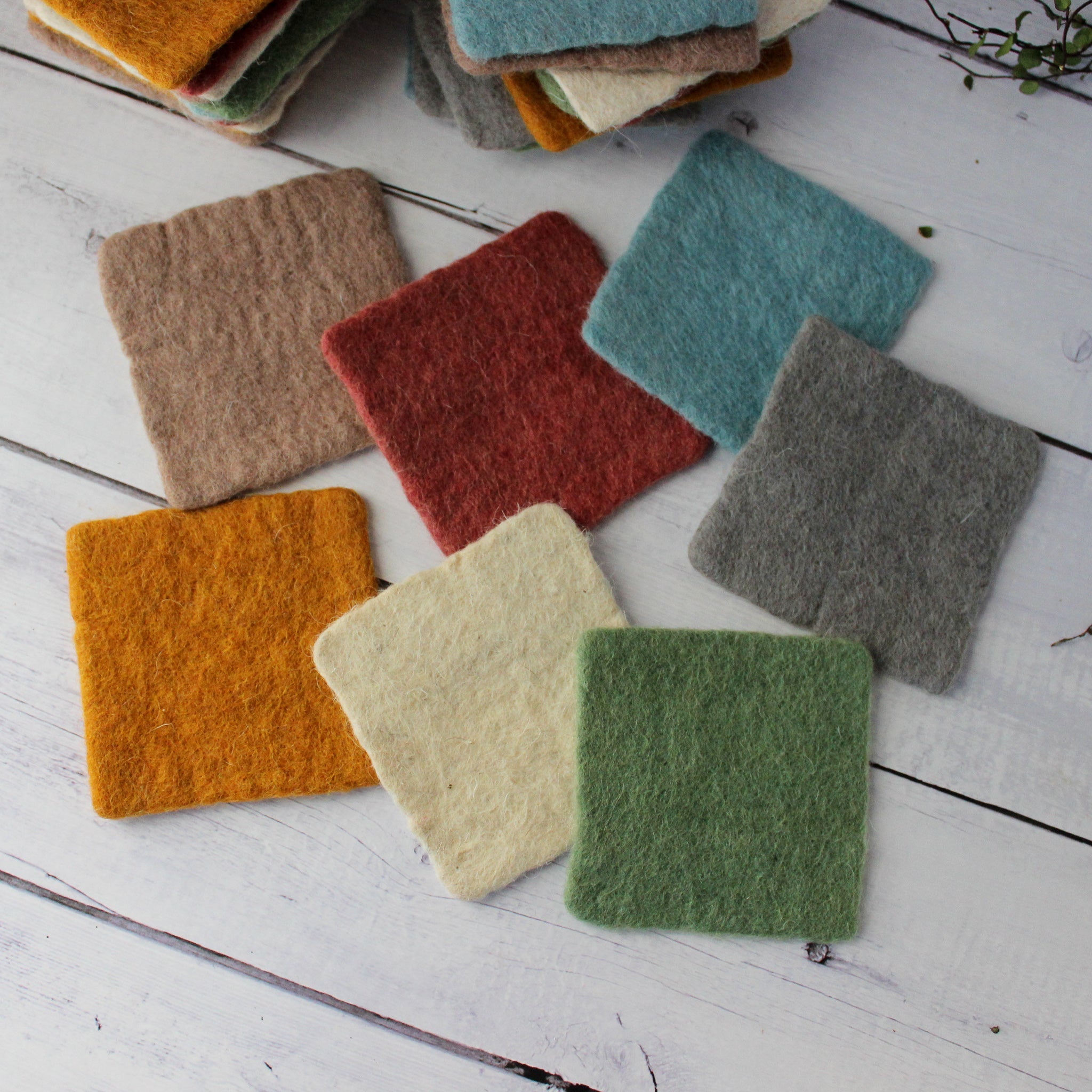 Beach Sand Wool Felt, Felt Sheets, Felt Squares, Wool Blend Felt,  Australia, 