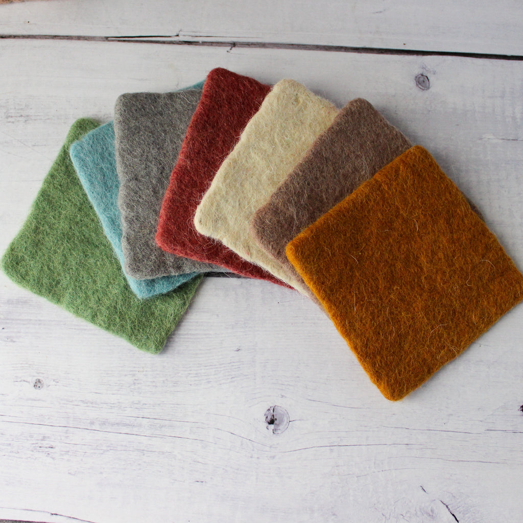 Handmade Wool Felt Squares - Tribe Castlemaine