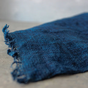 Handwoven Hemp Fabric Indigo - Tribe Castlemaine