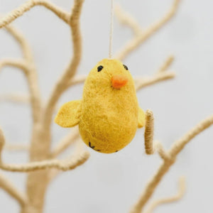 Hanging Felt Chicks - Tribe Castlemaine