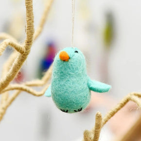 Hanging Felt Chicks - Tribe Castlemaine