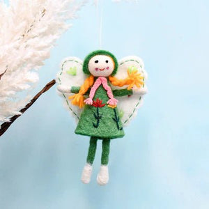 Hanging Felt Flower Fairies - Tribe Castlemaine