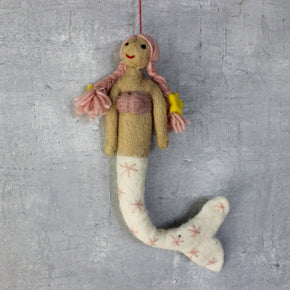Hanging Felt Mermaids - Tribe Castlemaine