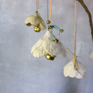 Hanging Porcelain Bell Ornaments - Tribe Castlemaine