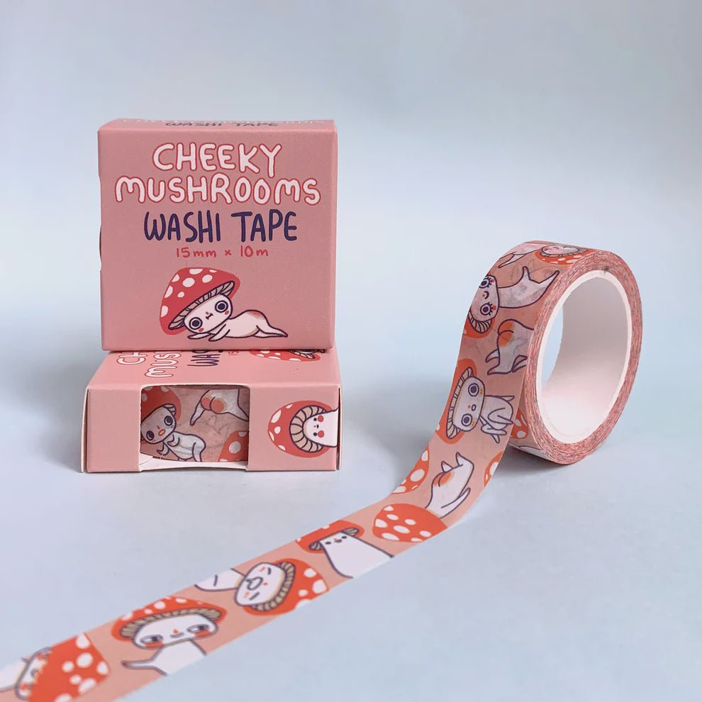 Hannakin Washi Tape : Cheeky Mushroom - Tribe Castlemaine