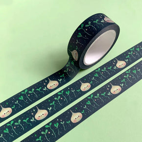 Hannakin Washi Tape : Garlic Sprout - Tribe Castlemaine